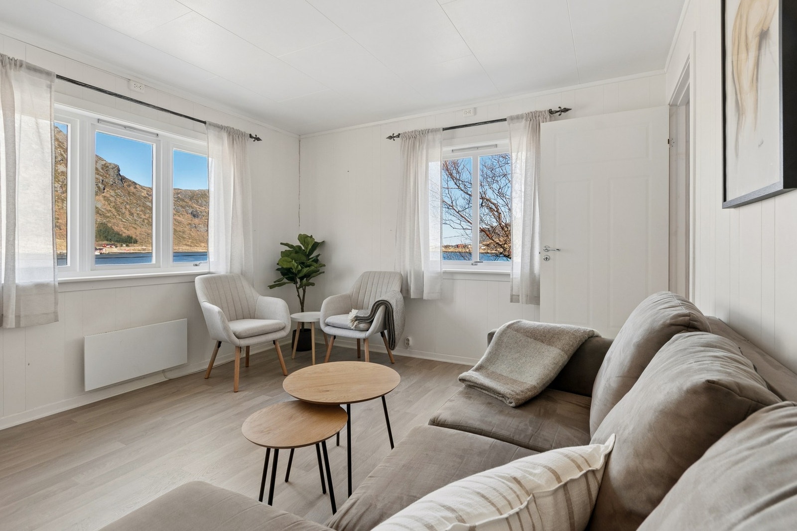Fra stuekroken er det også flott utsikt. Galleribilde