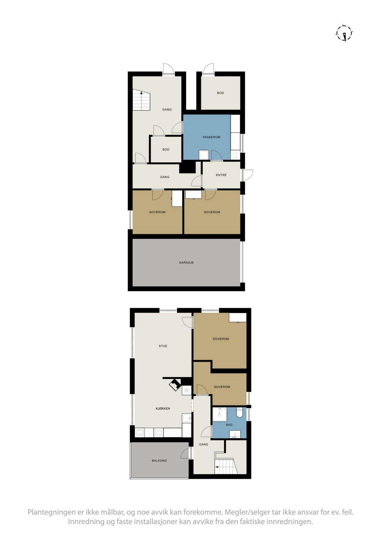 Planskisse oversikt. Galleribilde