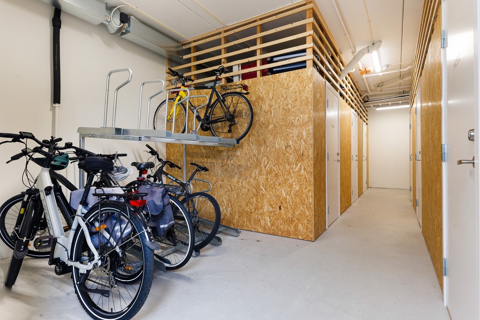 Egen sykkelparkering for beboerne Galleribilde