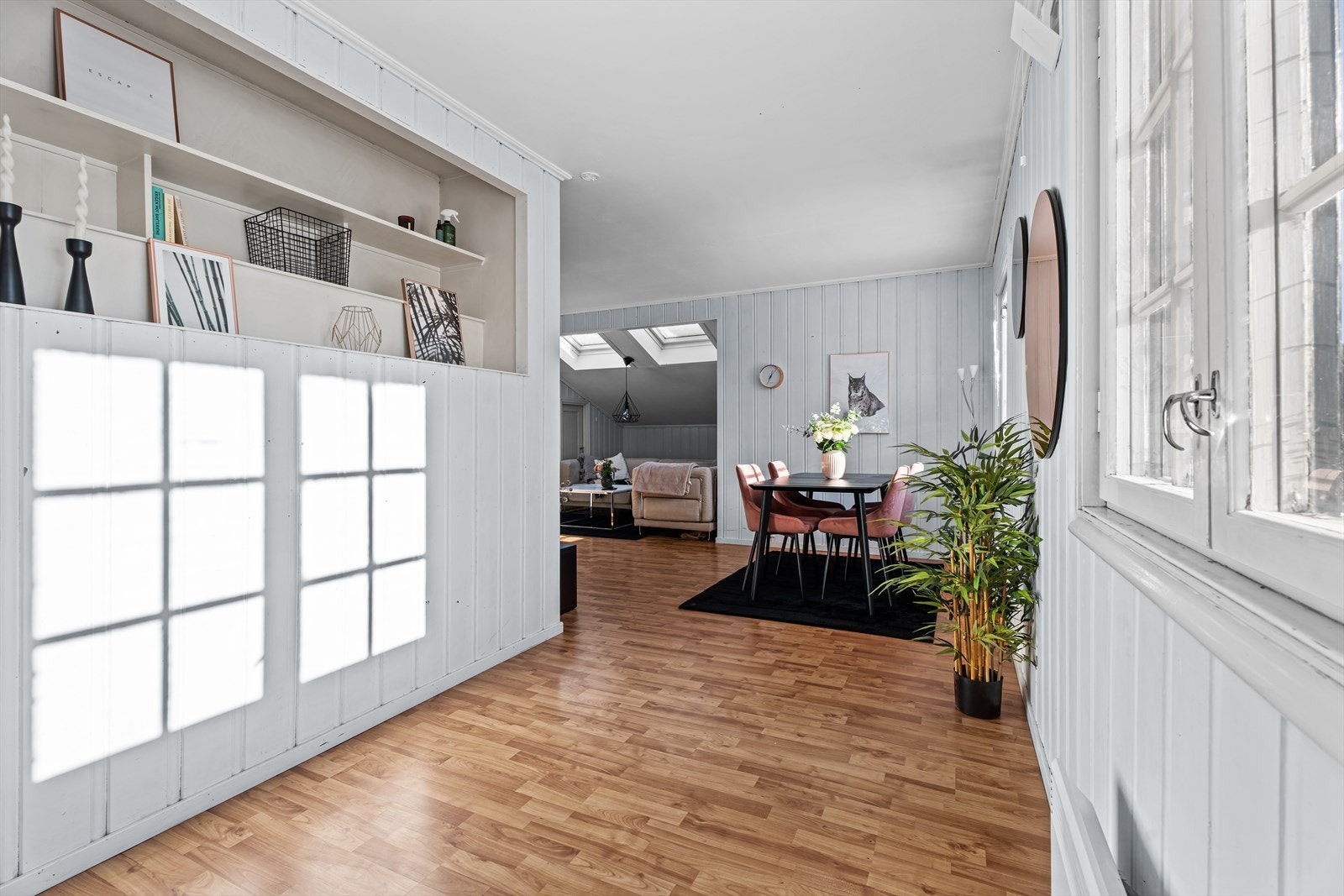 Det er nydelig utsikt fra vinduene Galleribilde