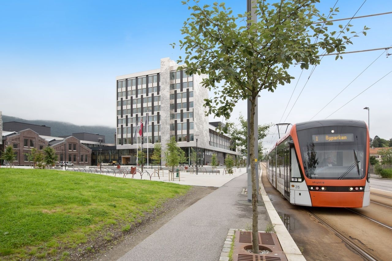 Bybane - Kronstad nærmeste stopp Galleribilde