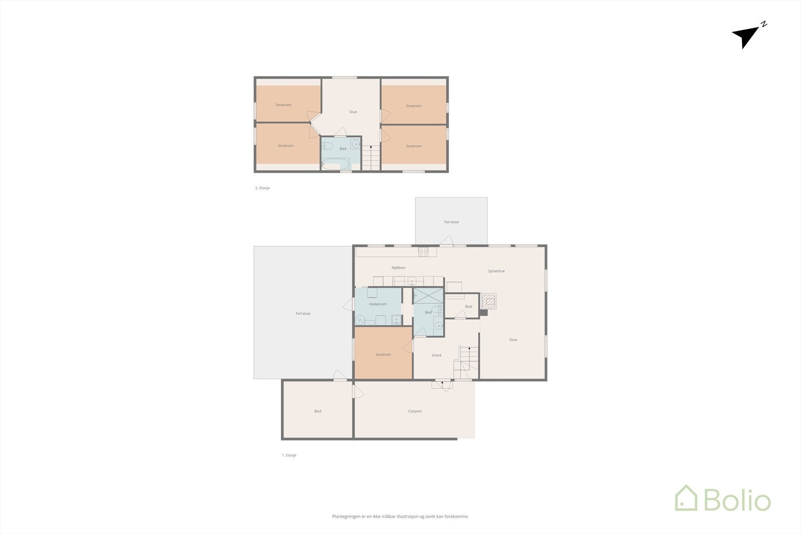 Plantegning Galleribilde