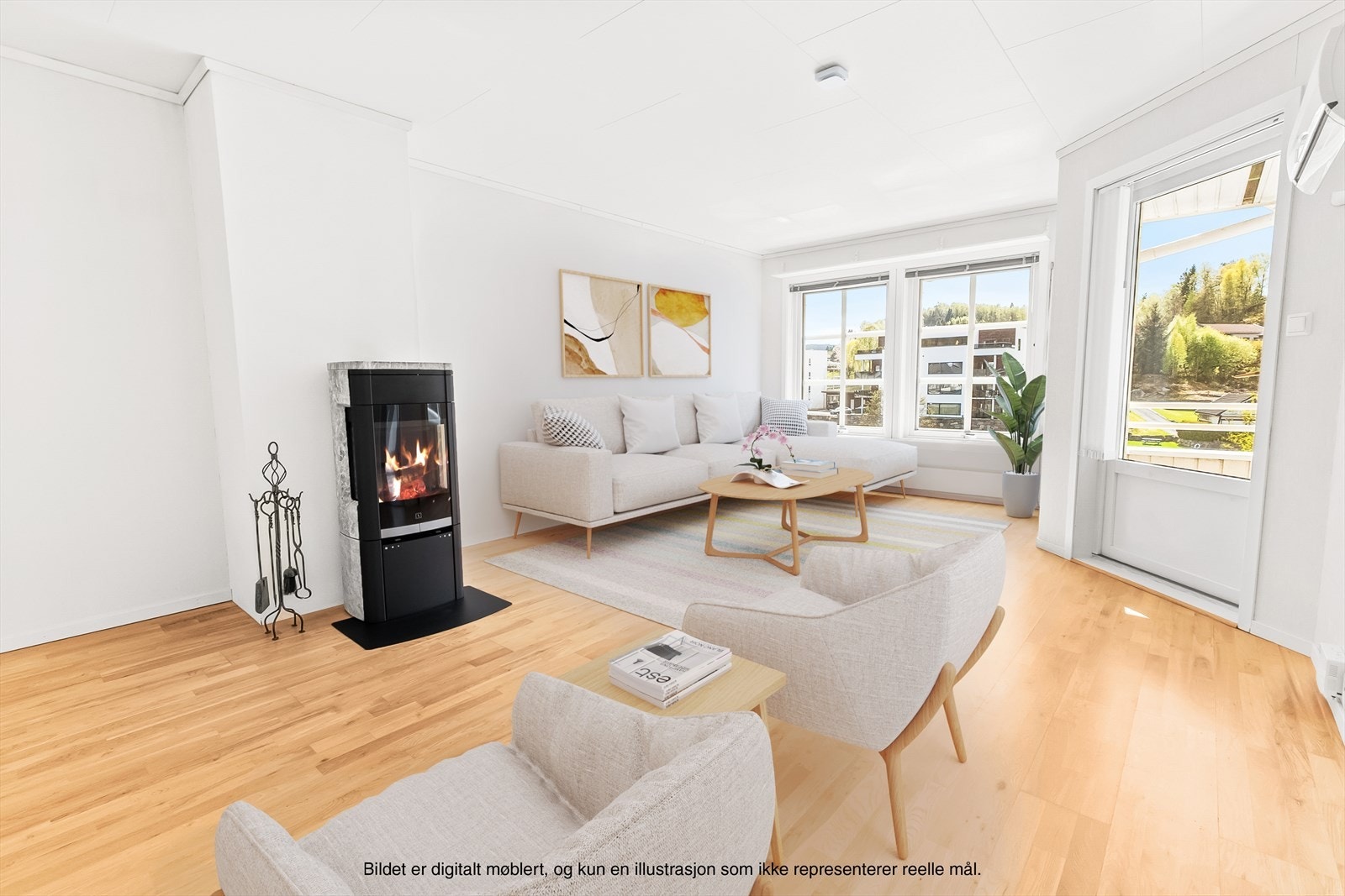 visuell styling av stue Galleribilde