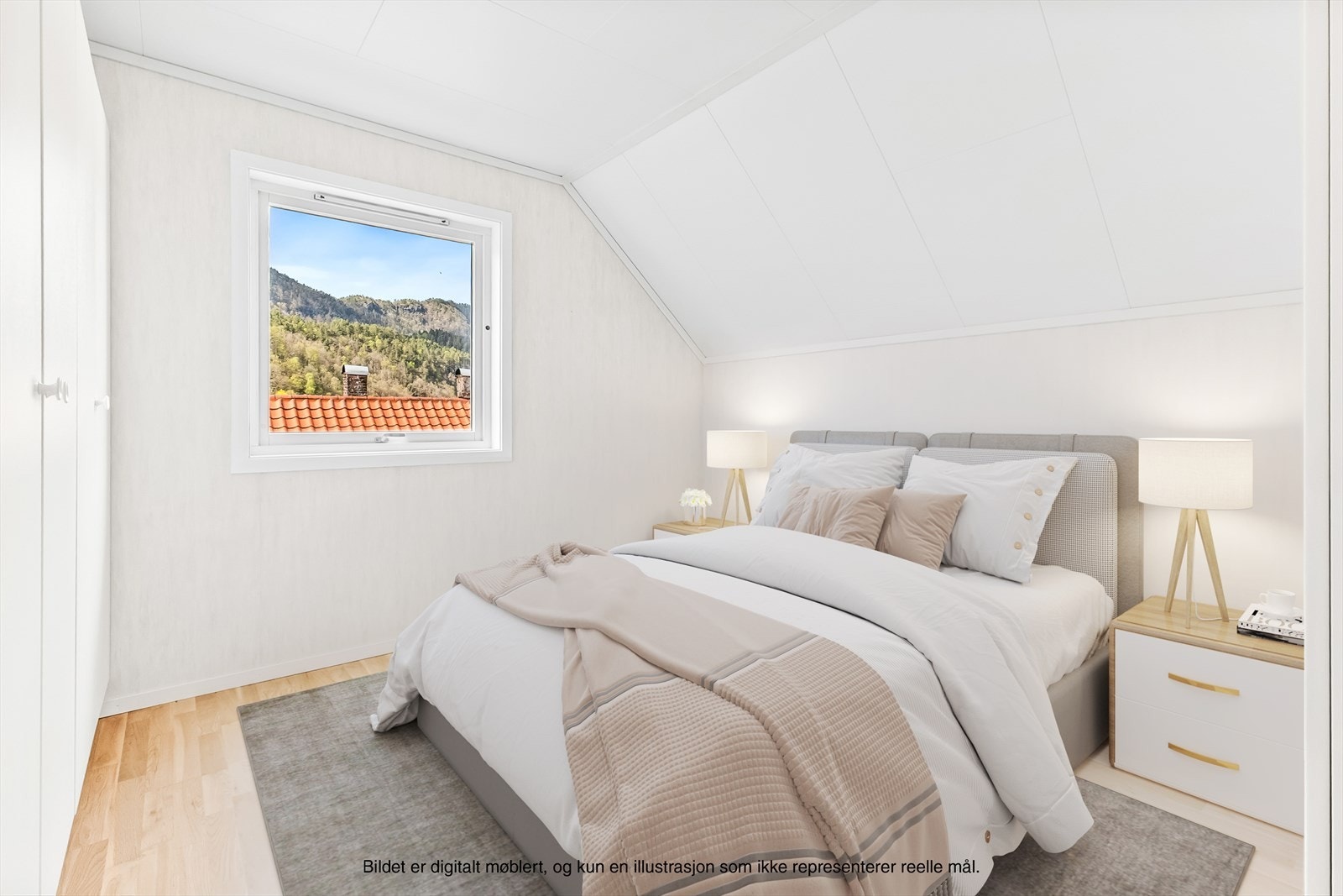 Visuell styling av soverom Galleribilde
