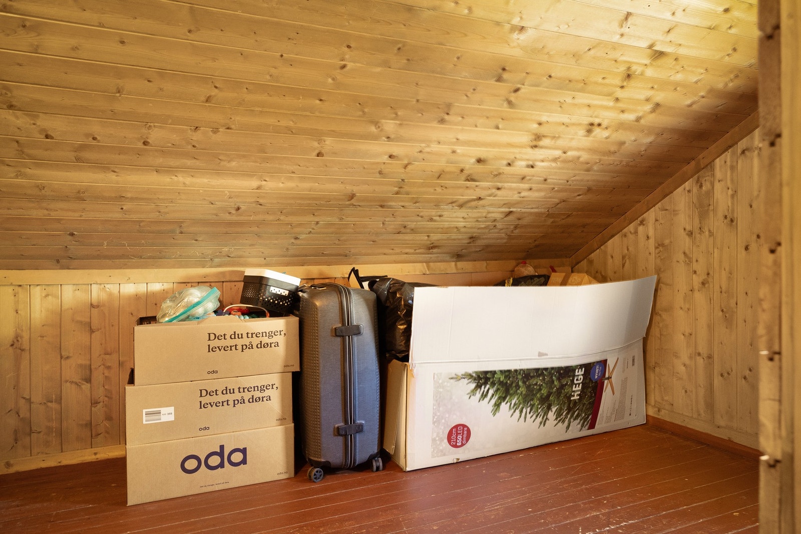 Uinnredet loft. Galleribilde