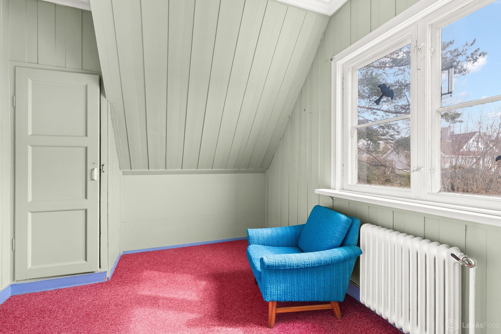 Det ene av to soverom i andre etasje. Galleribilde