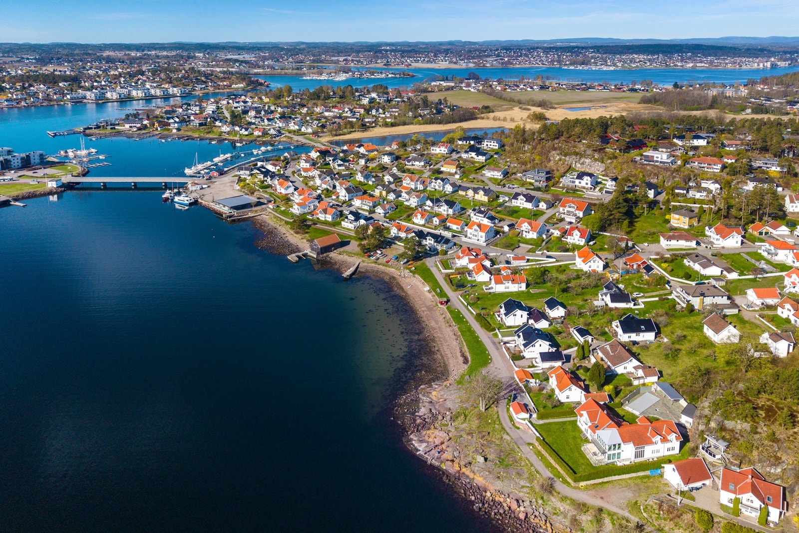 Solrikt beliggende på stranden Galleribilde