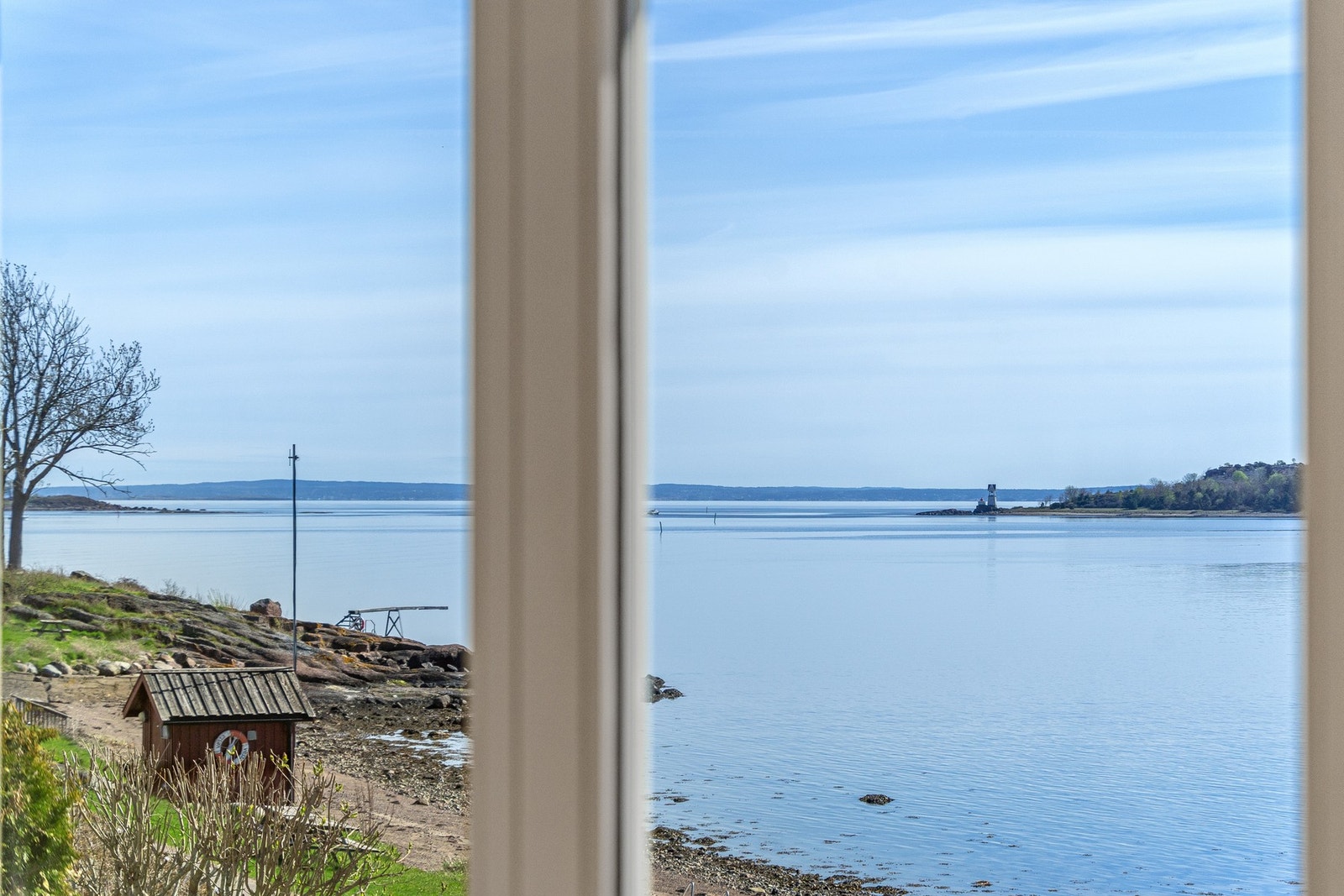 Men panorama utsikt til stranden og Tønsbergs flotte skjærgård Galleribilde