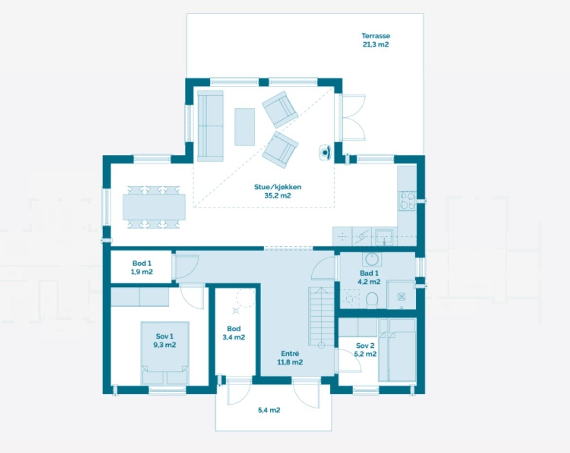 Grunnplan Galleribilde