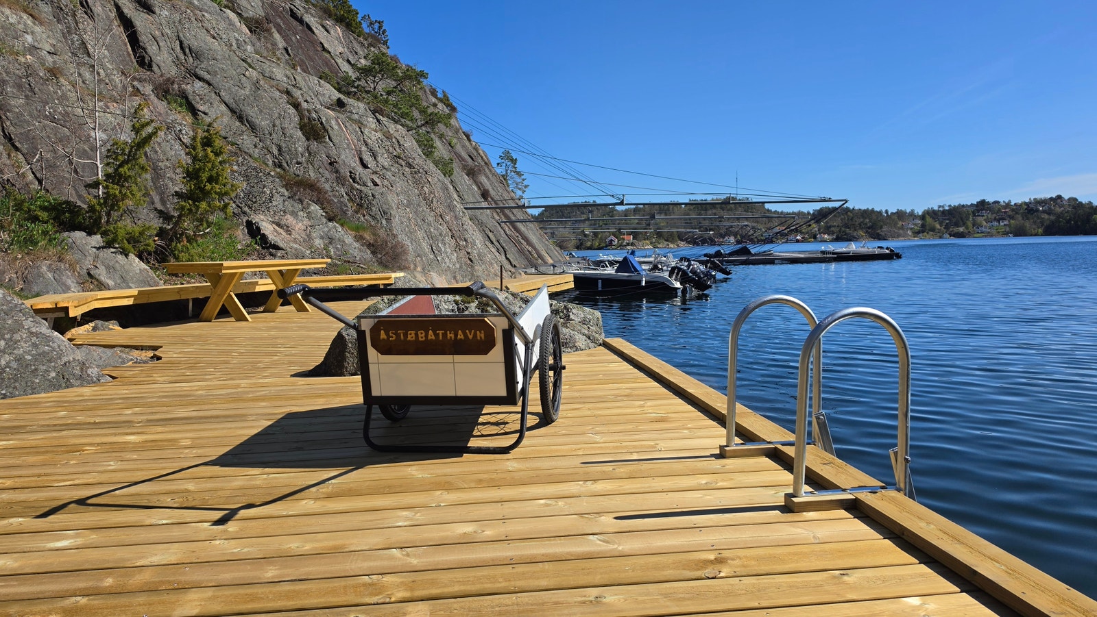 Vi mener vi har Norges flotteste "bryggesti" :-) Galleribilde
