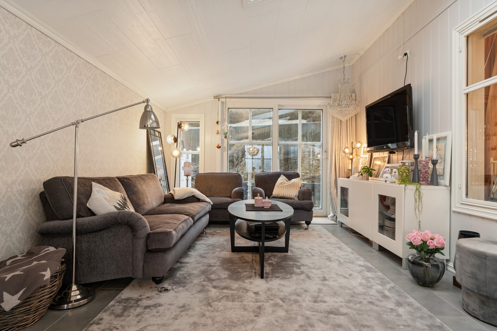 Utgang til terrasse. Galleribilde