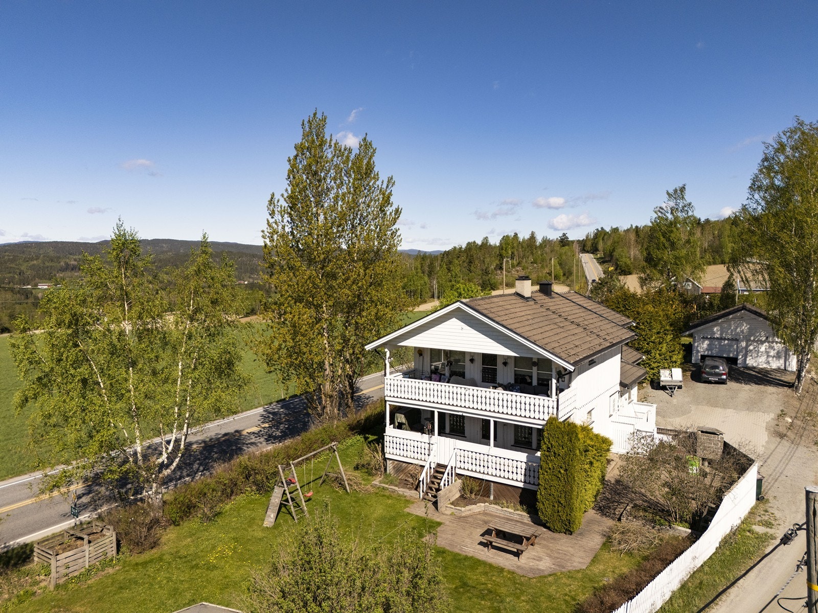 Hyggelig hage Galleribilde