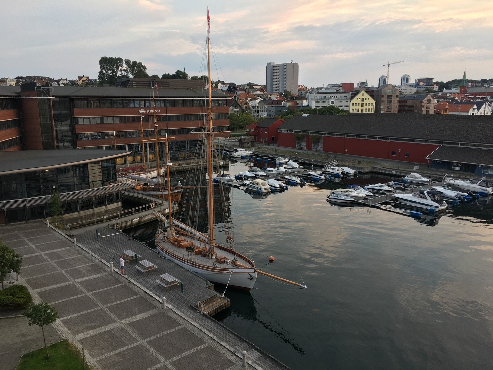 Utsikt fra balkong Galleribilde