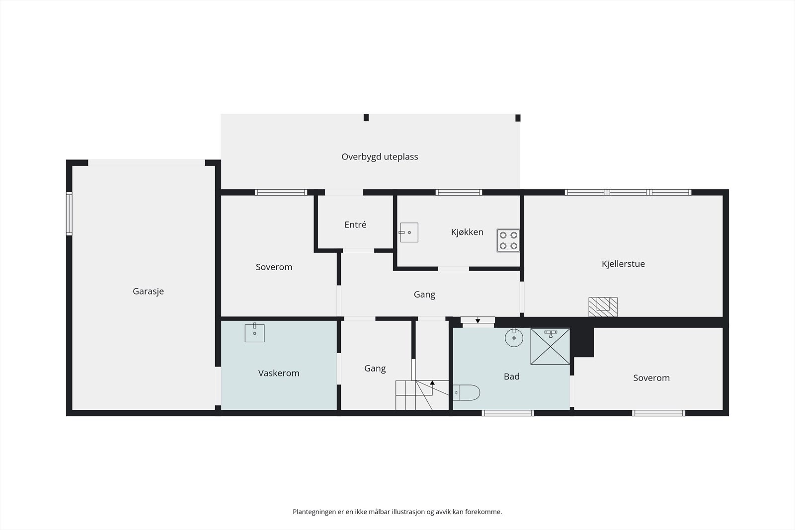 Plantegning Galleribilde
