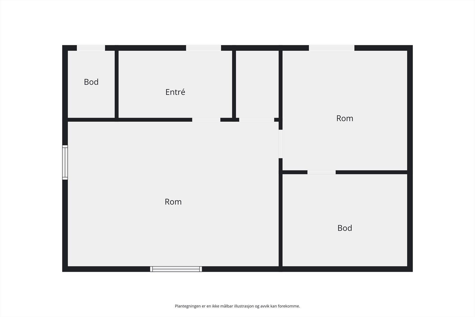 Plantegning Galleribilde