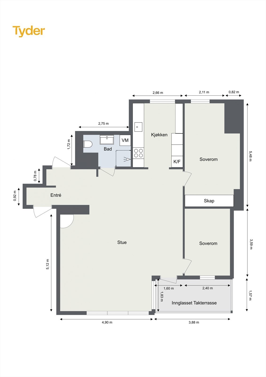 Plantegning Galleribilde