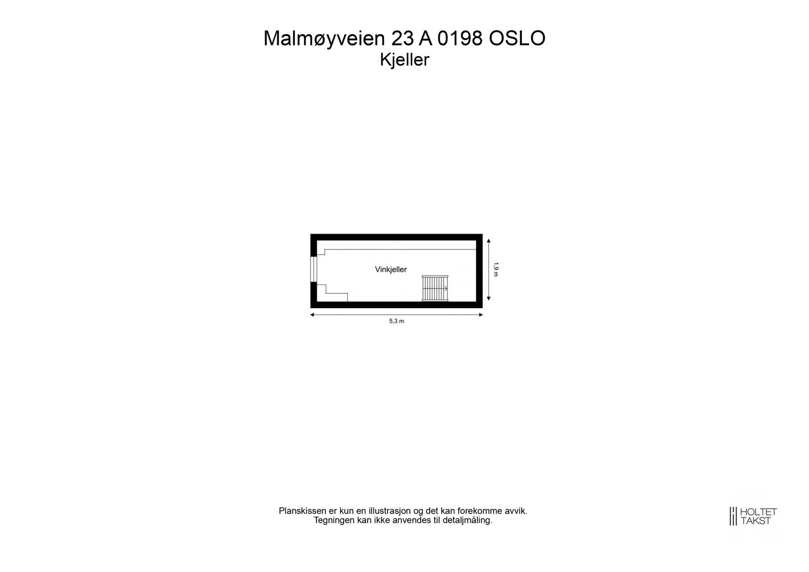 Plantegning vinkjeller. Galleribilde