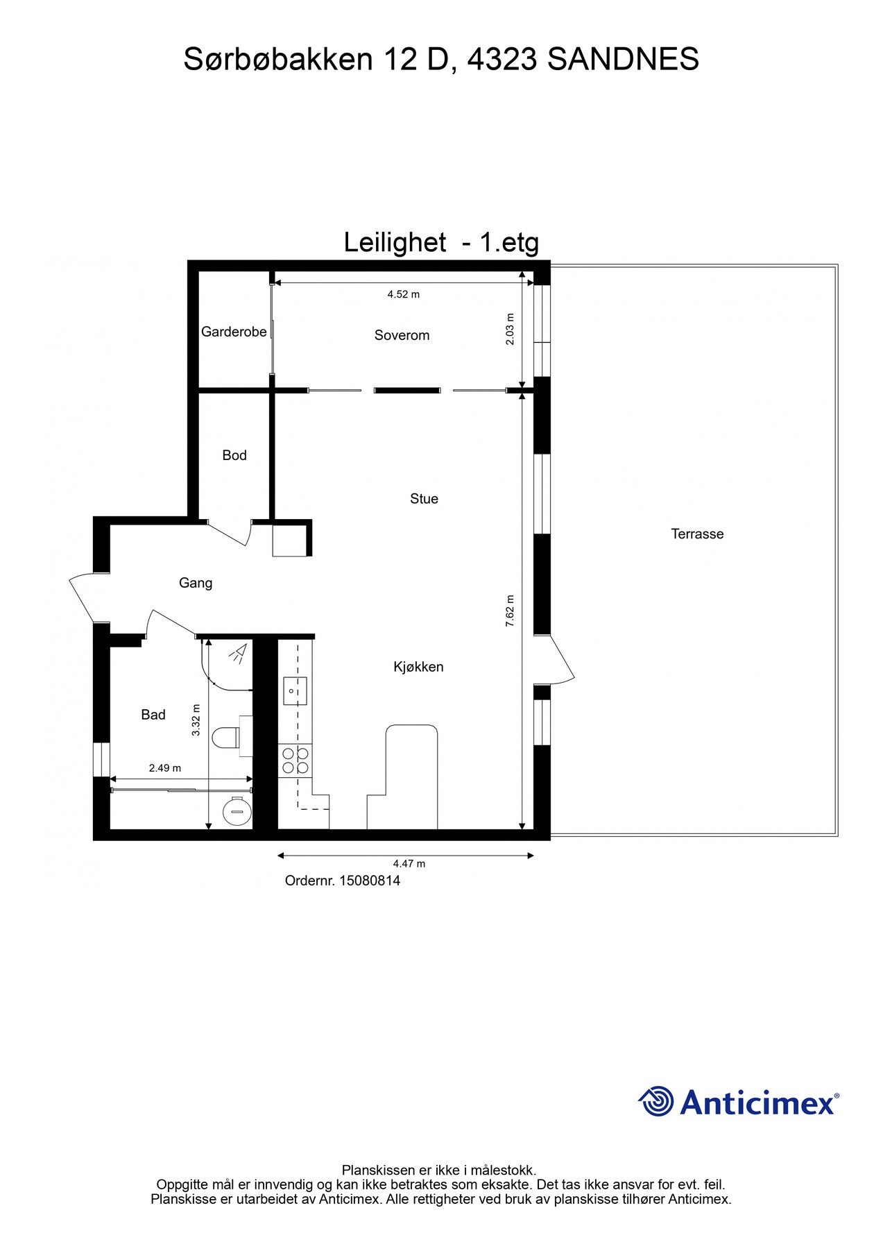 Plantegning Galleribilde