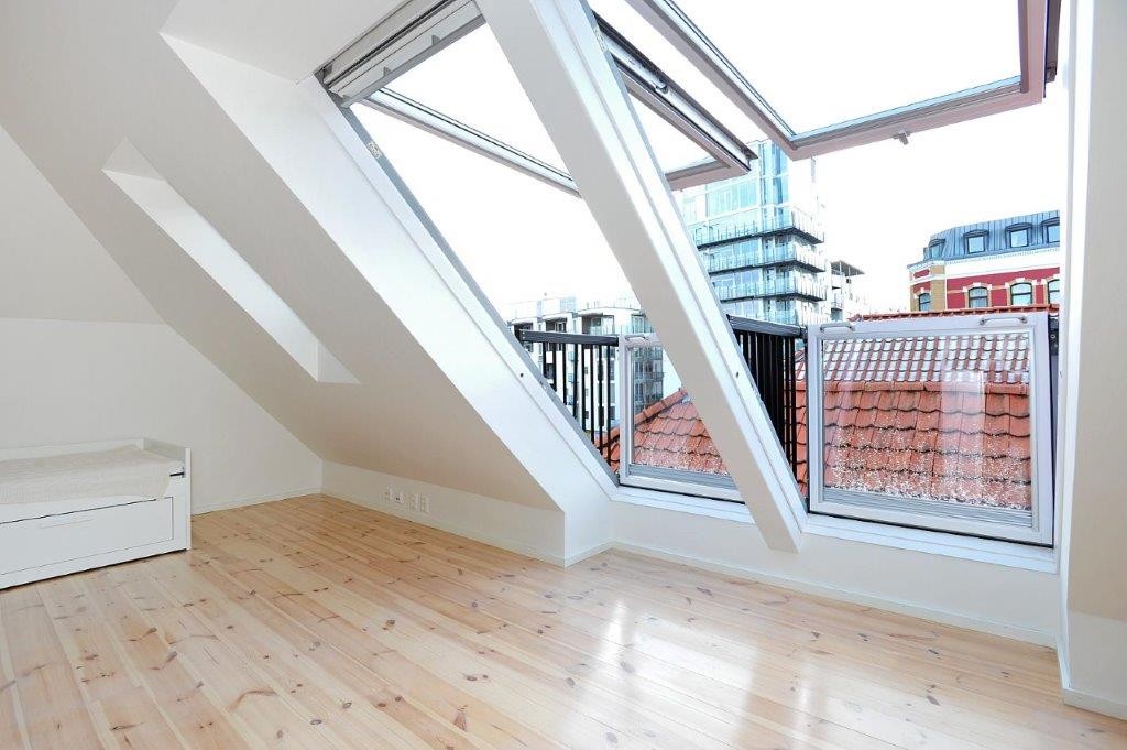 Balkong på loft Galleribilde