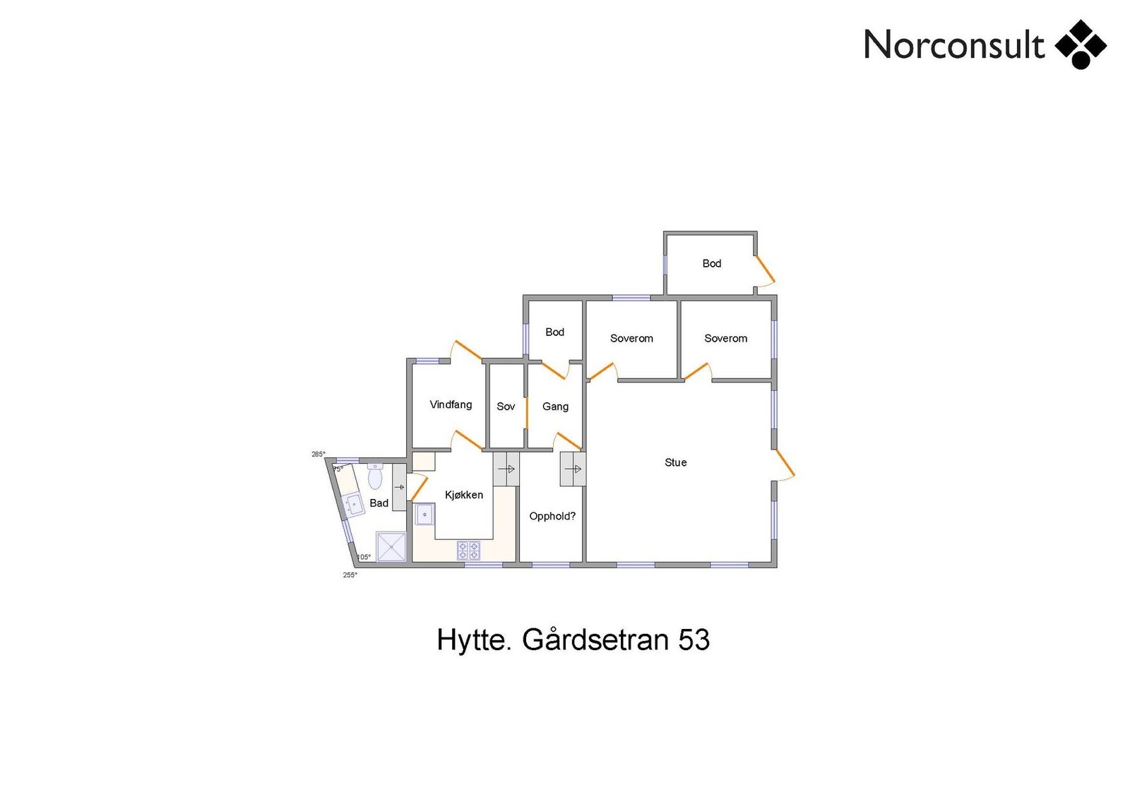 Planskisse Galleribilde