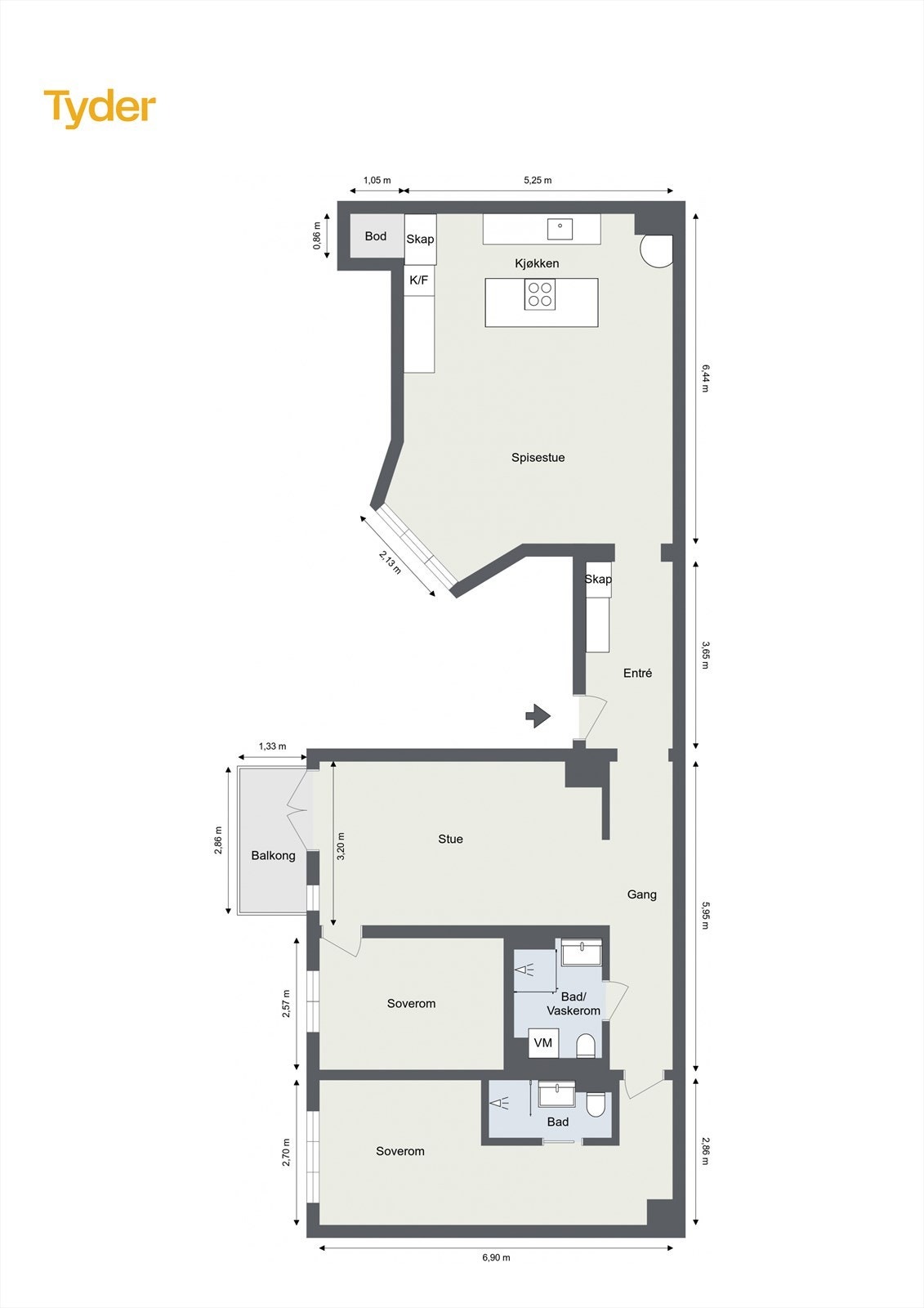 Plantegning Galleribilde