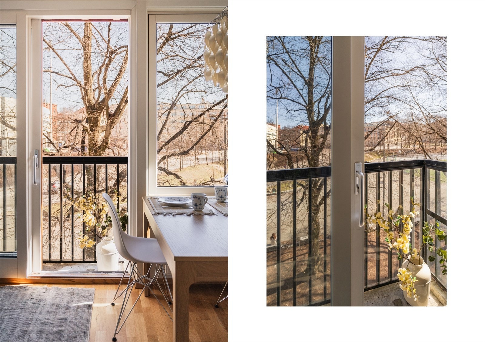 Hyggelig utsyn mot friområdene ved Sofies plass. Galleribilde