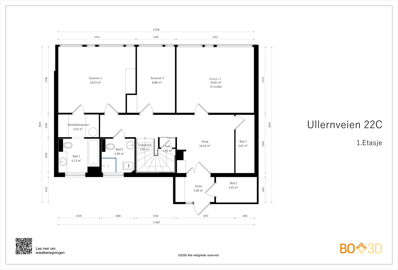 Plantegning - 1. etasje Galleribilde