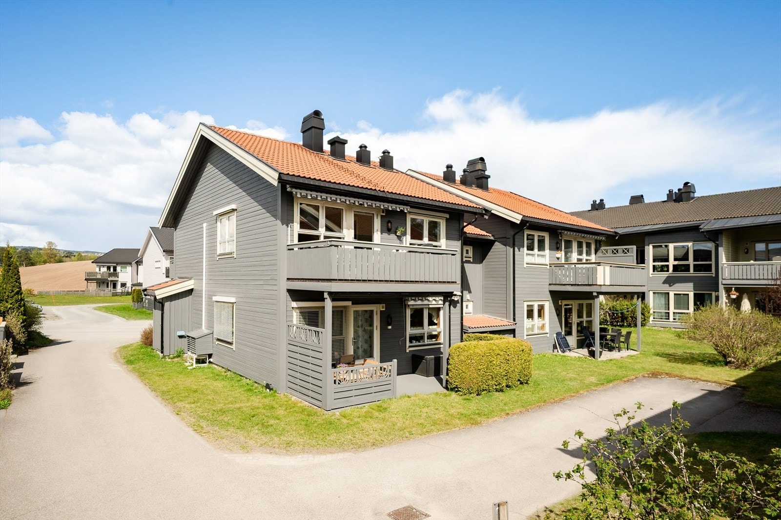 Fasade. Leiligheten ligger i 2. etasje Galleribilde