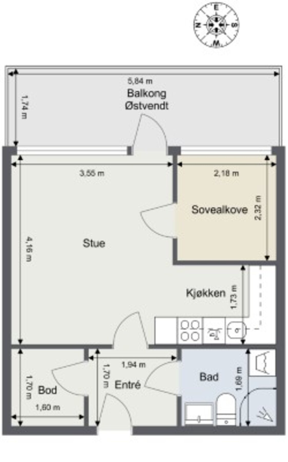 Plantegning / 2. etasje Galleribilde