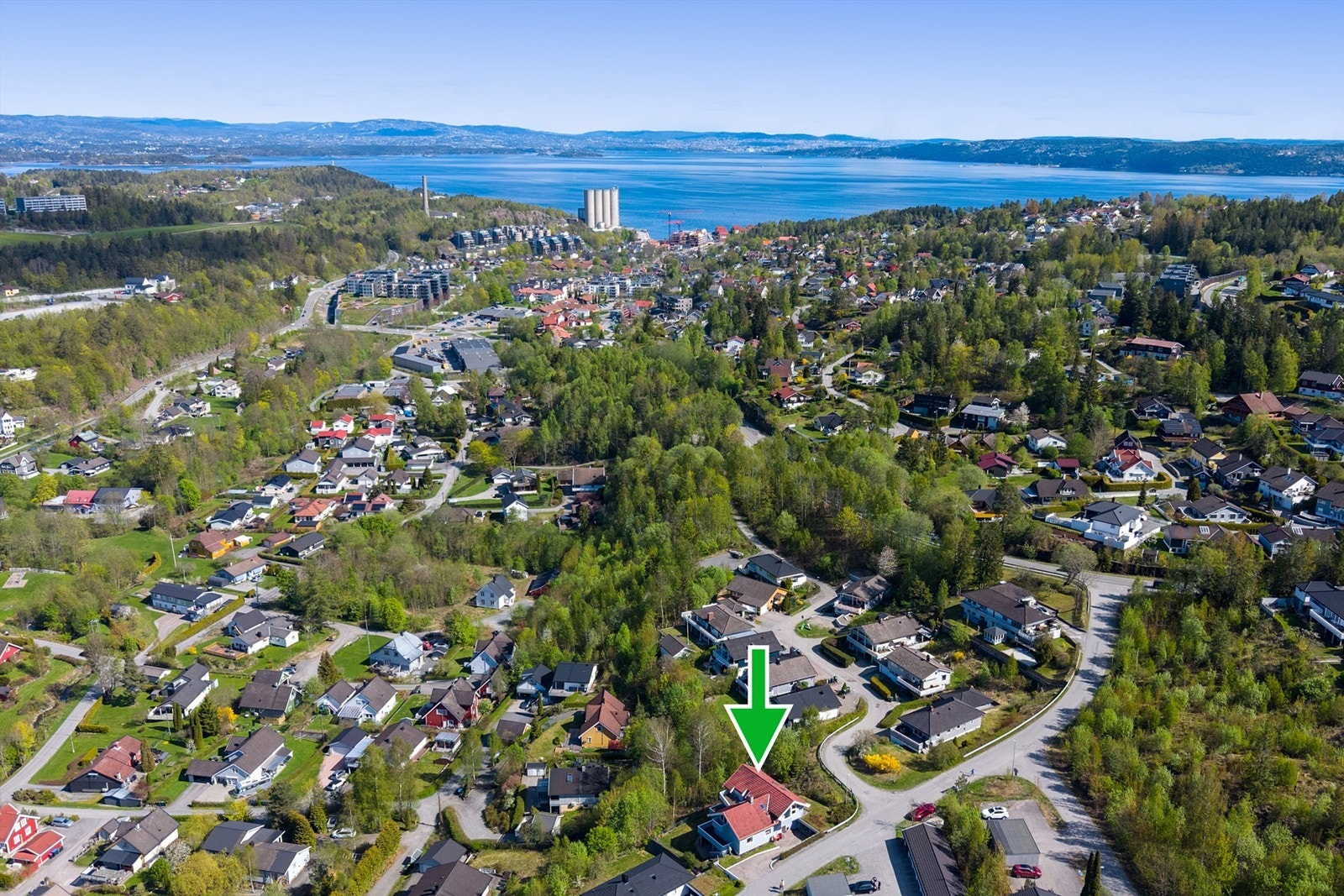 Dronebilde Galleribilde