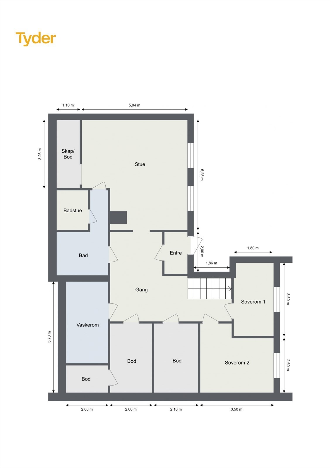 Plantegning u.etg Galleribilde