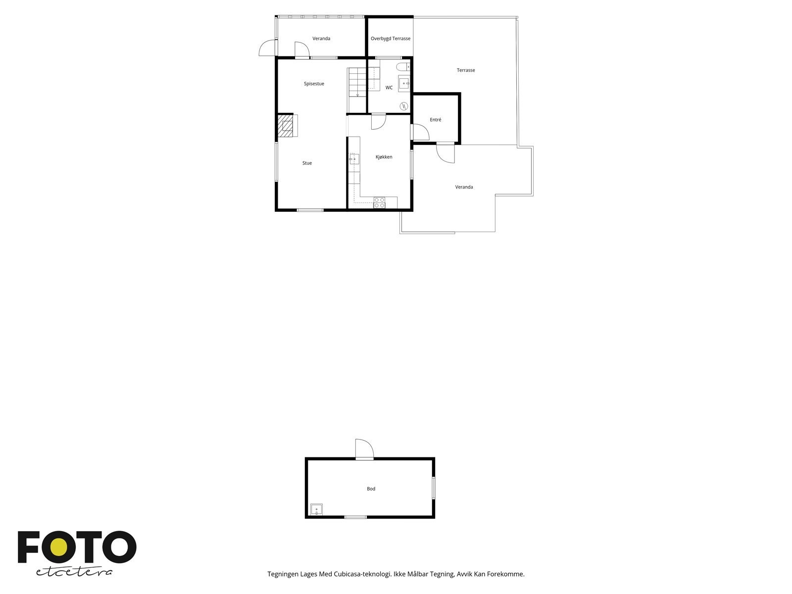 Plantegning 1. etasje Galleribilde