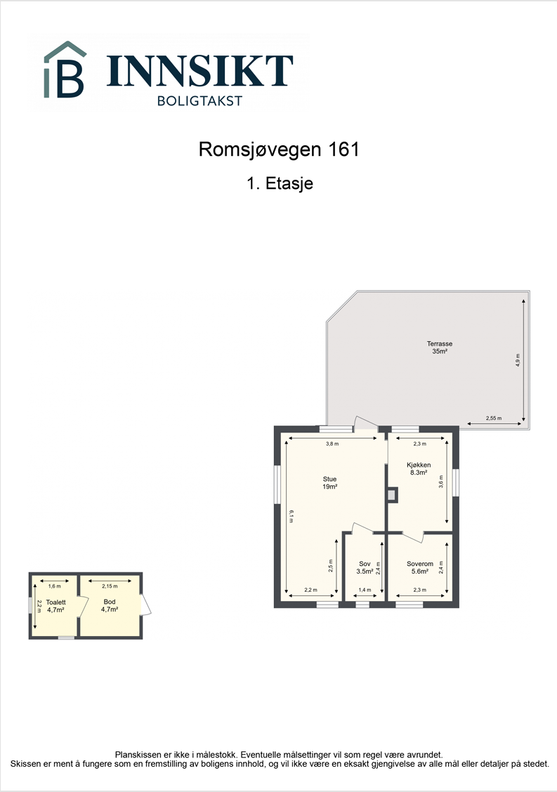 Planskisse Galleribilde