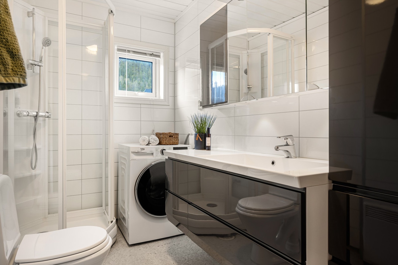 Badet har opplegg for vaskemaskin Galleribilde
