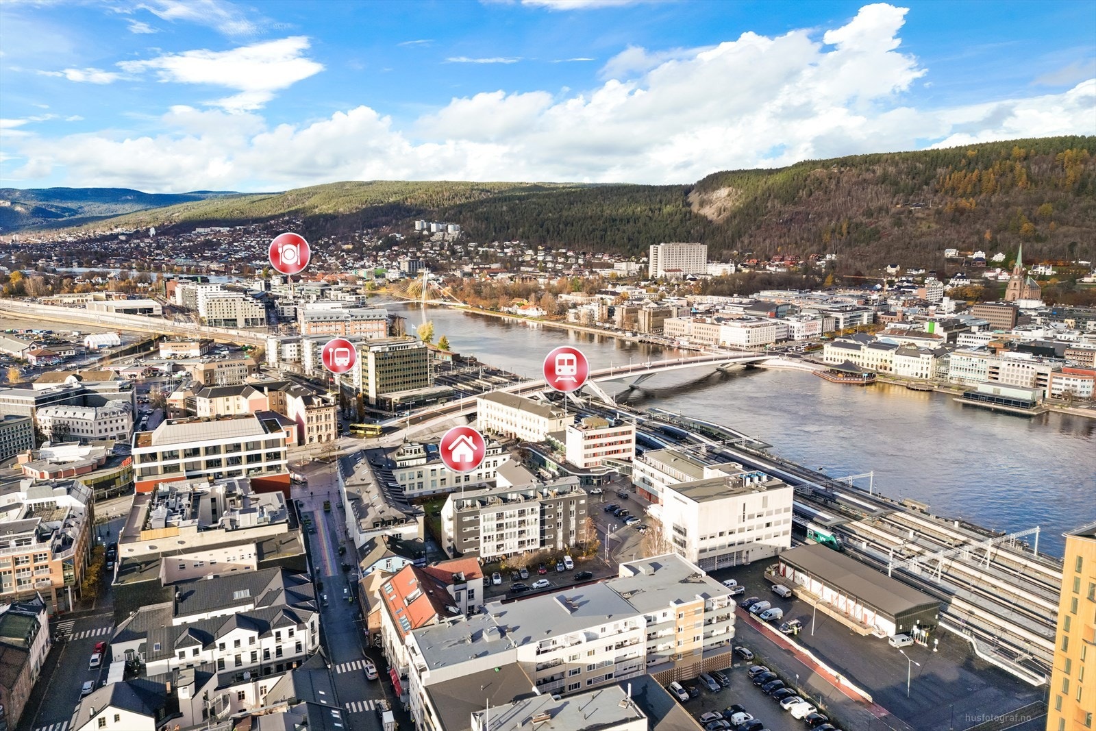 Leiligheten ligger på Strømsø og er perfekt for førstegangskjøpere, pendlere og studenter Galleribilde