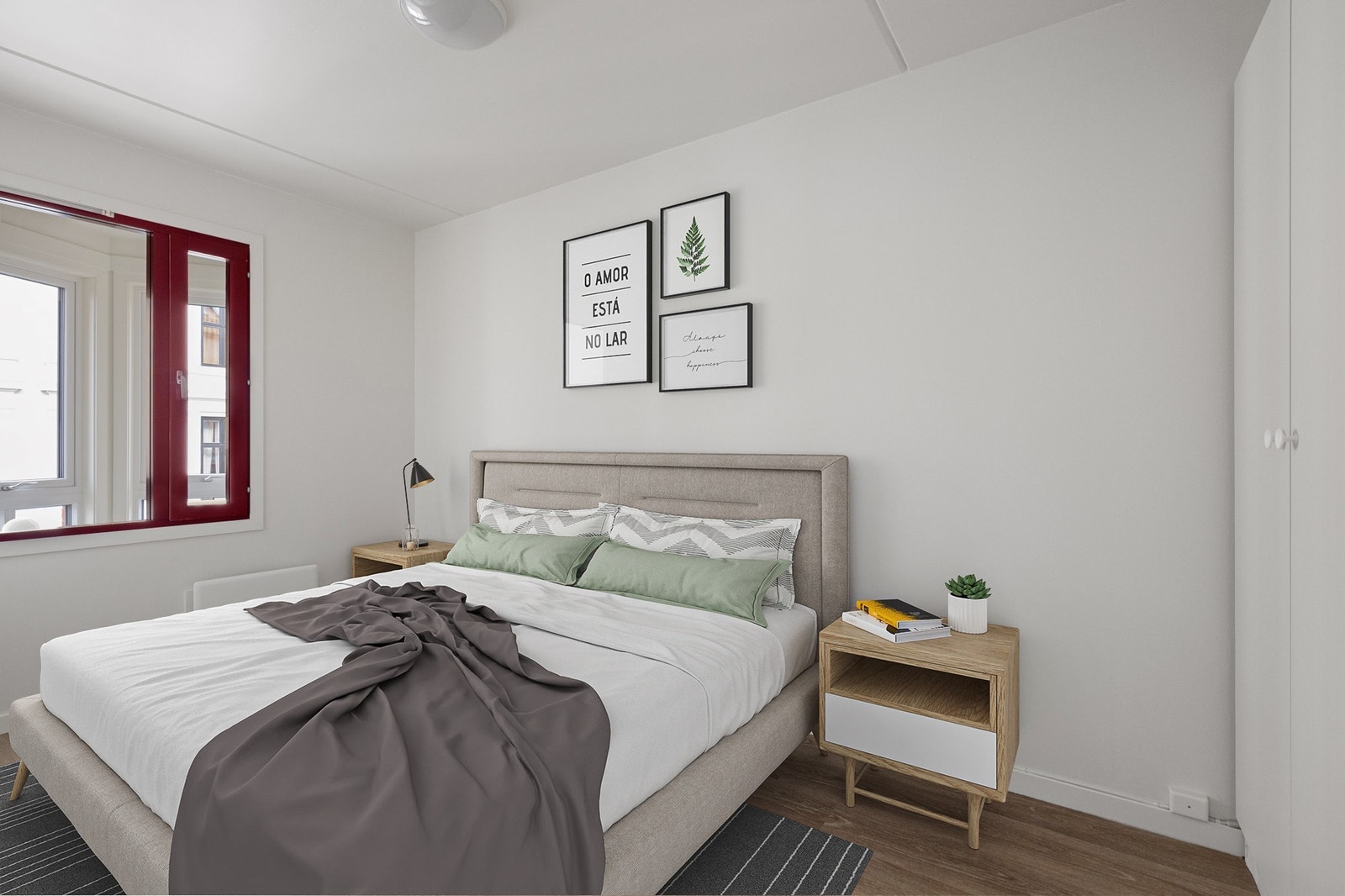 Soverom med garderobe Galleribilde