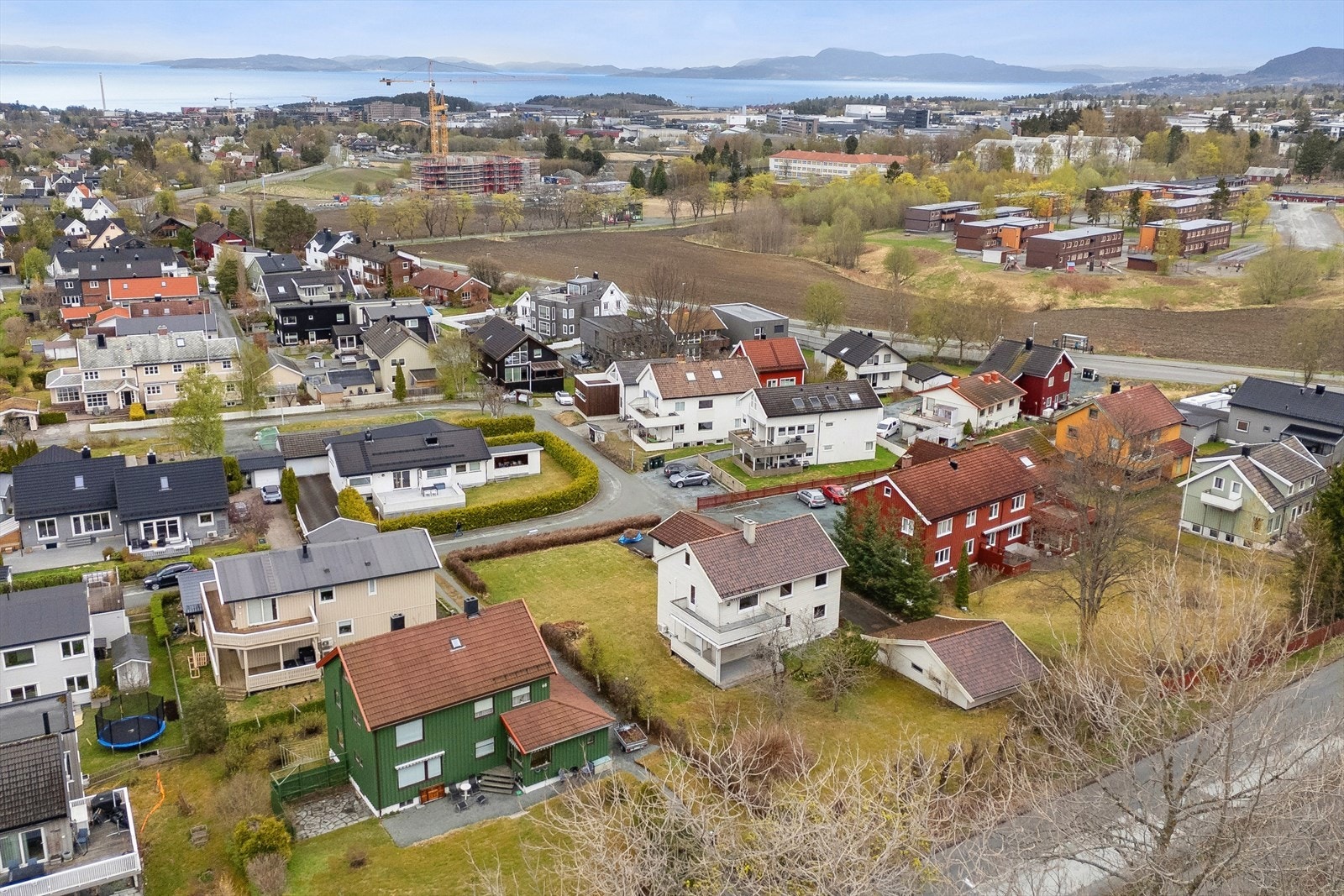 Oversiktsbilde mot Brøset. Her planlegges det boligbygging de nærmeste årene. Galleribilde