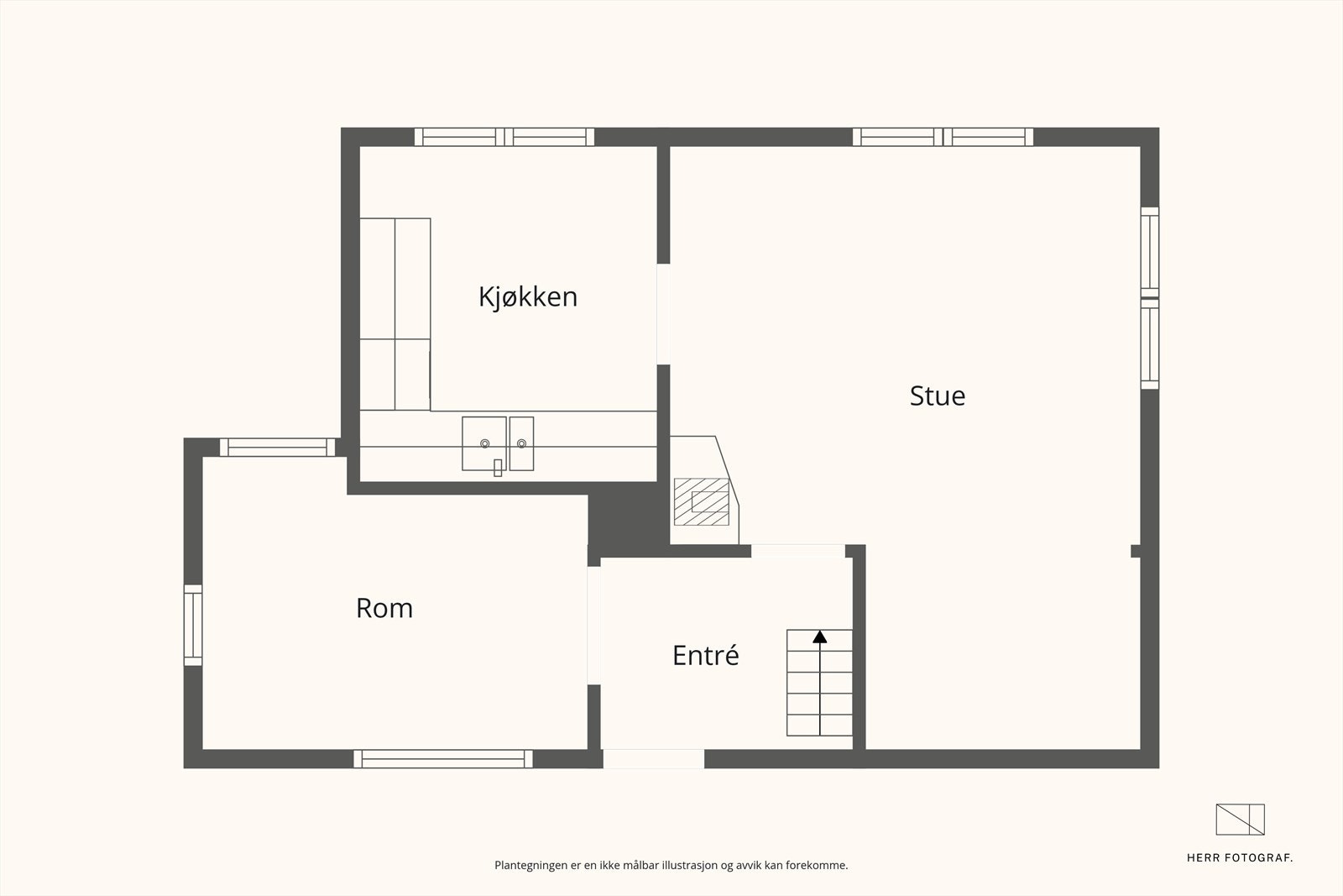 Plantegning Galleribilde