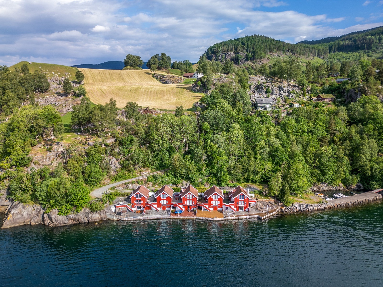 Dronebilde Galleribilde