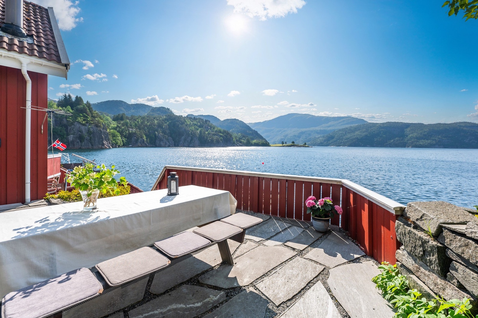 Privat uteplass Galleribilde