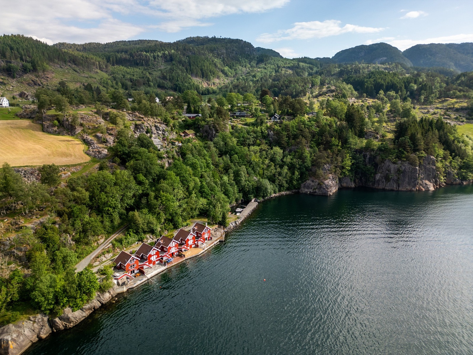 Dronebilde - nærområdet Galleribilde