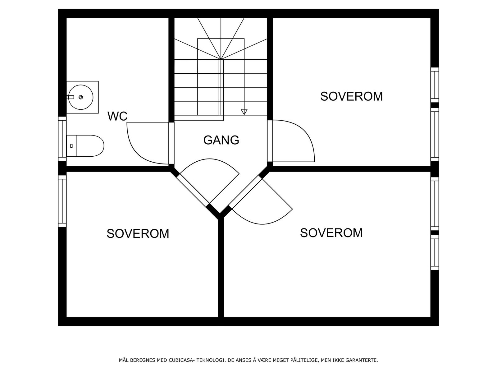 Plantegning 2. etasje Galleribilde