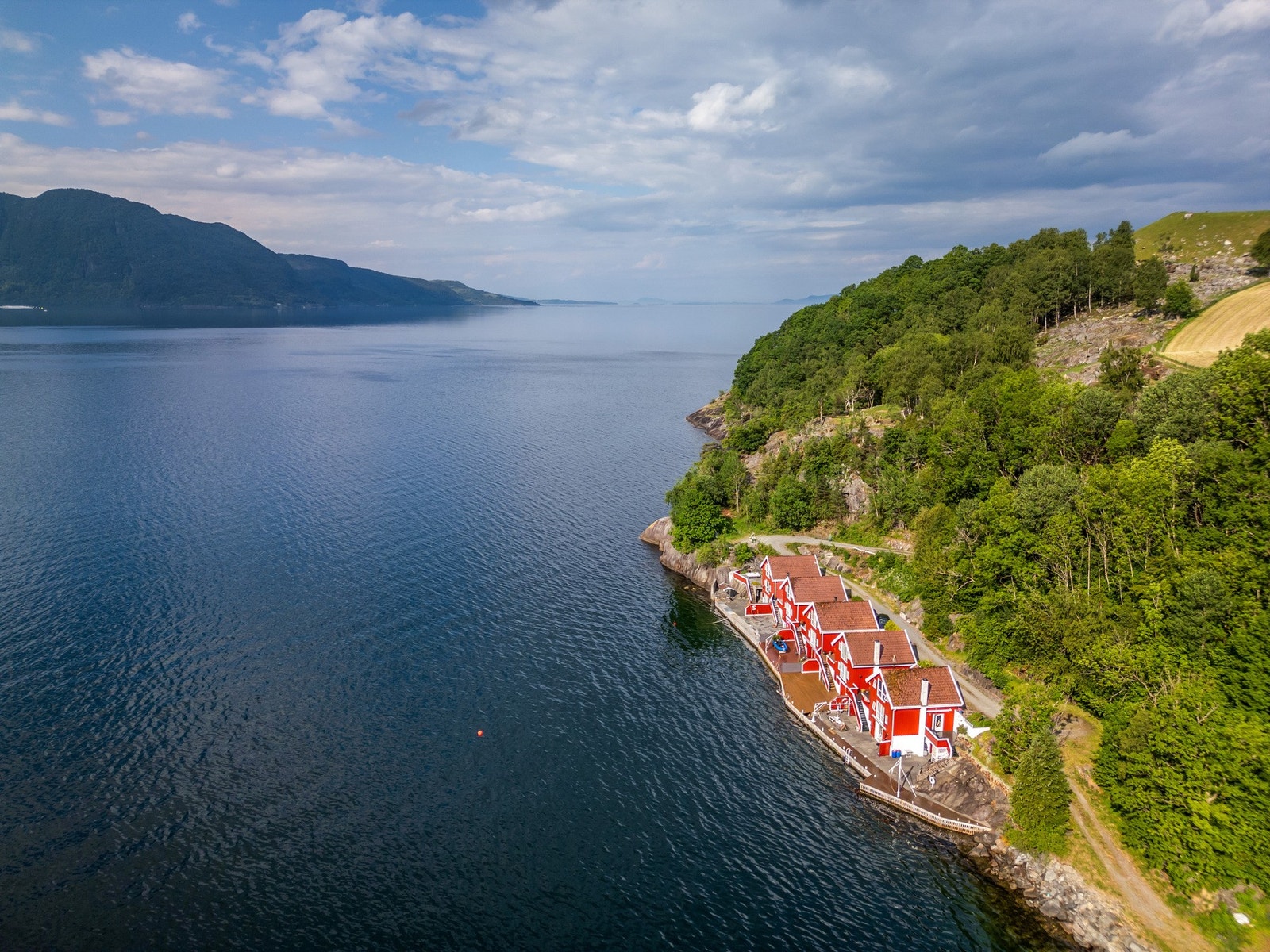 Dronebilde - nærområdet Galleribilde