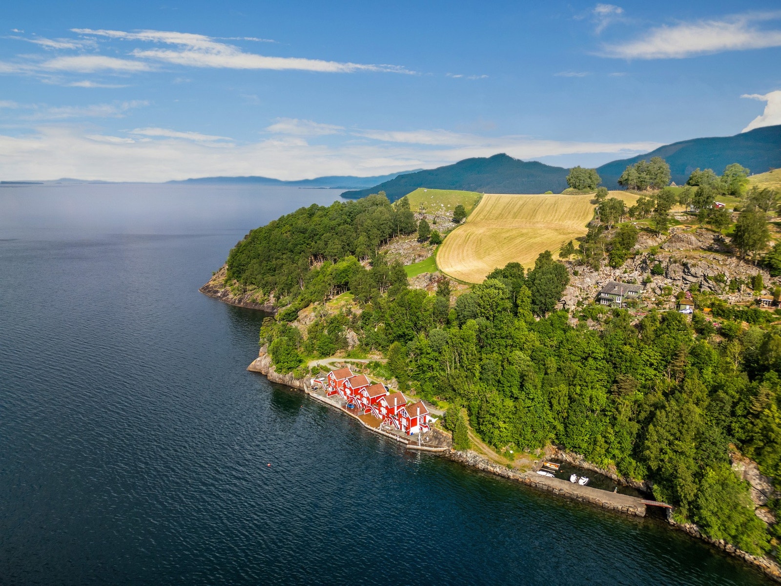 Dronebilde - nærområdet Galleribilde