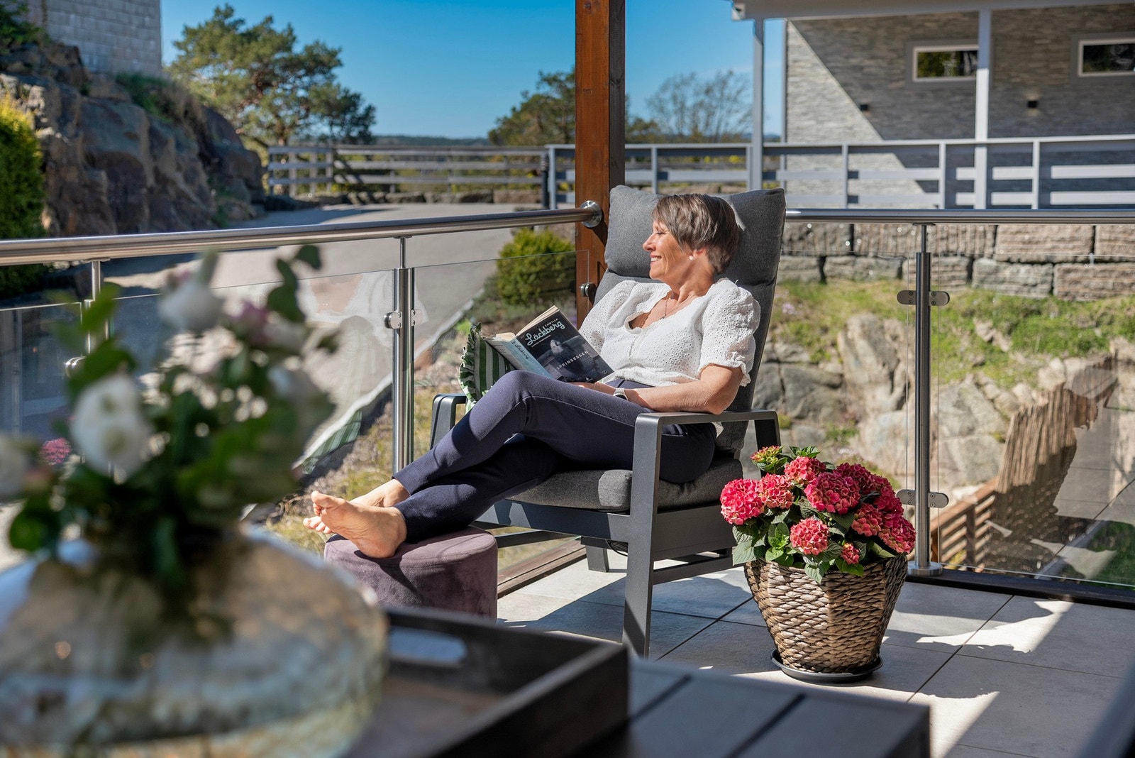Perfekt sted for å nyte solen Galleribilde