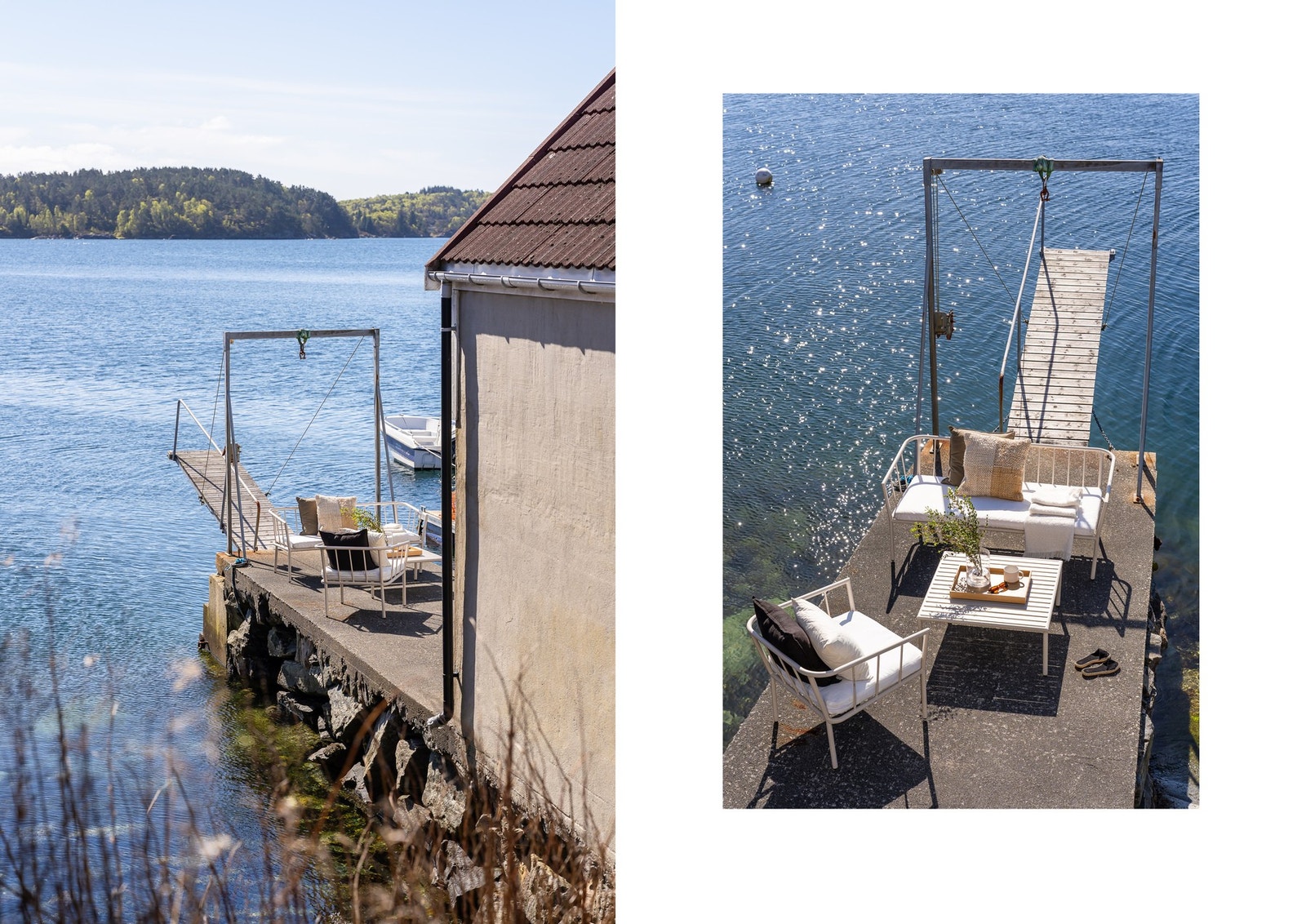 Naustet er vendt mot sør og har dermed svært gode solforhold fra tidlig på dagen til sent på kvelden! Galleribilde