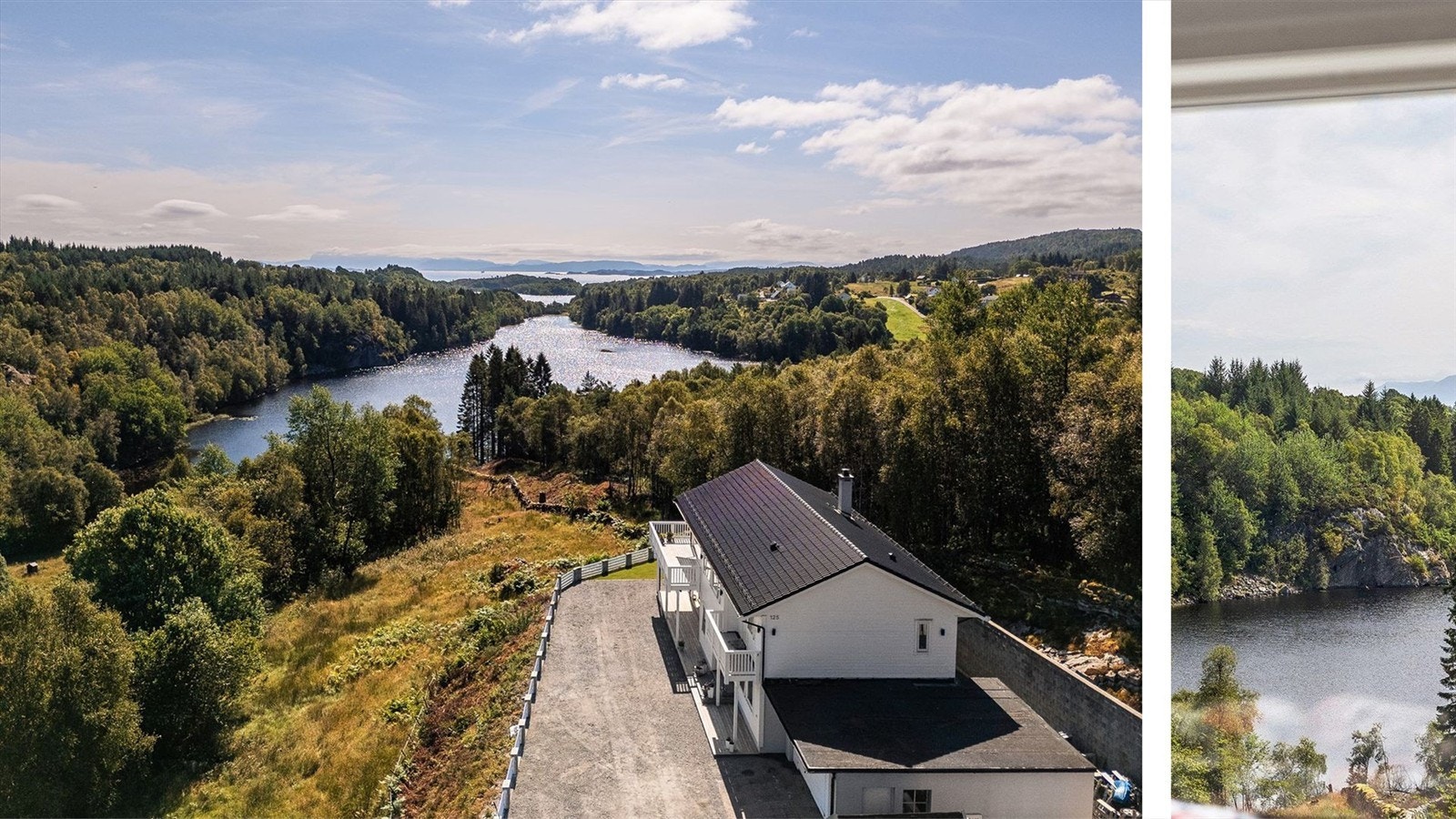Her får du fredelig og idyllisk beliggenhet i blindvei, med gode solforhold og nydelig, naturskjønn utsikt. Galleribilde