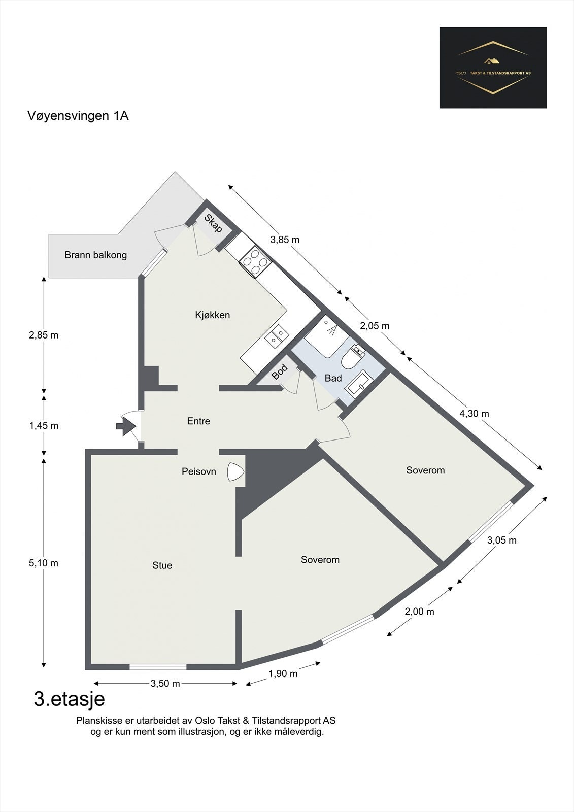 Alternativ plantegning. Galleribilde
