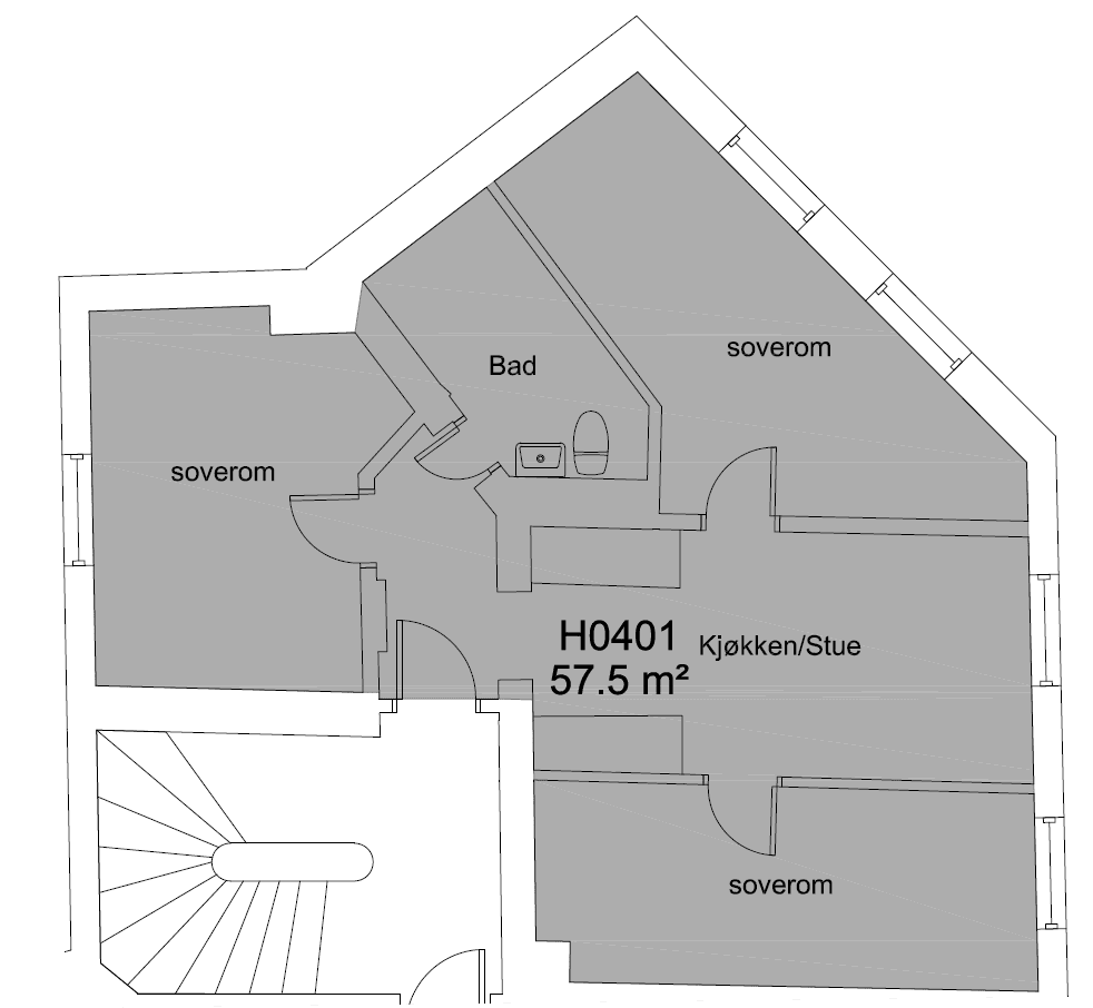 Plantegning Galleribilde