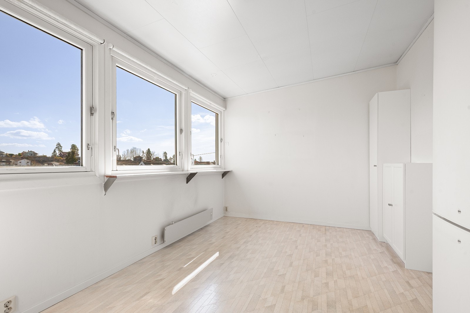 Her er det god plass til spisebord. Galleribilde